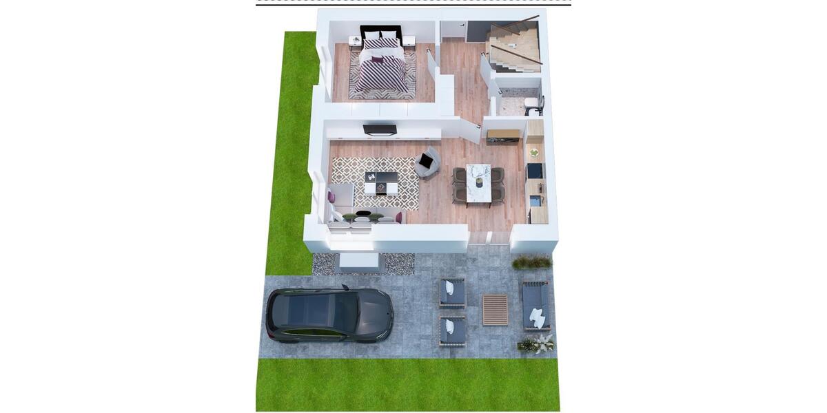 Doppelhaushälfte Lübbecke - 4.5 Zimmer, 108 m&sup2;, 1.100&euro; | Angebot:25396672