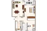 Etagenwohnung Bielefeld Innenstadt - 3 Zimmer, 76 m&sup2;, 680&euro; | Angebot:26874986