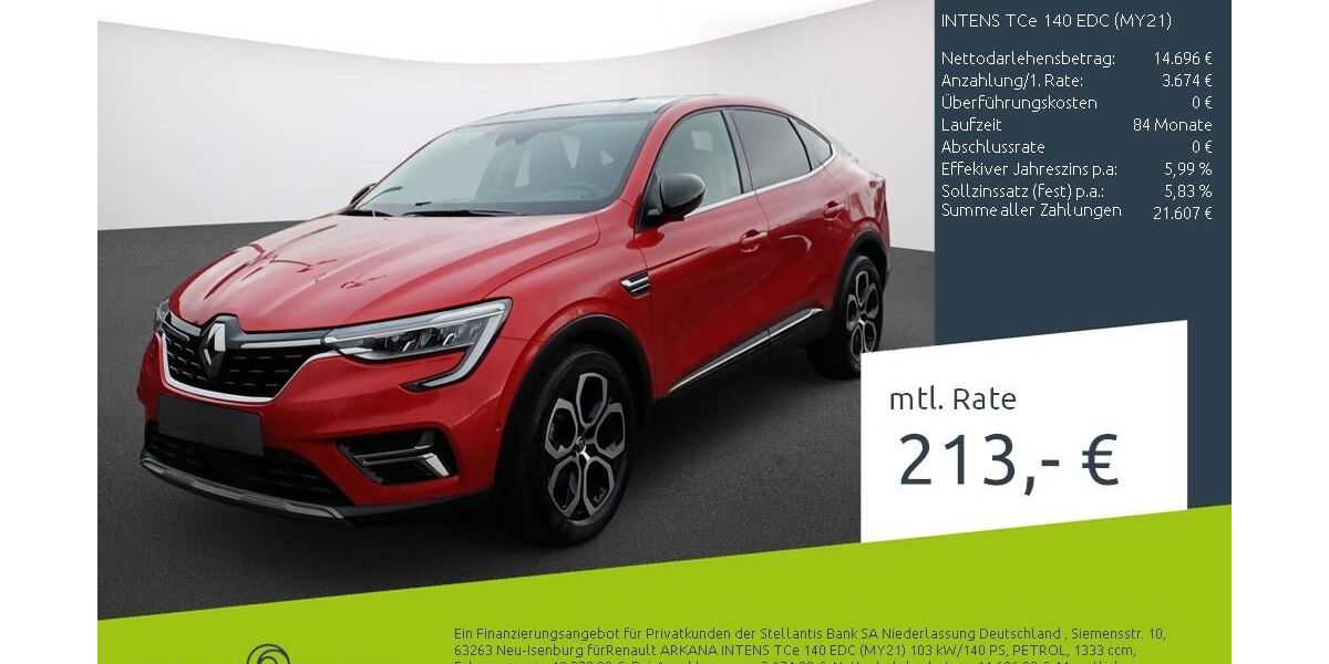 Renault Arkana 59.793 km 17.729 &euro; Ahaus 48683