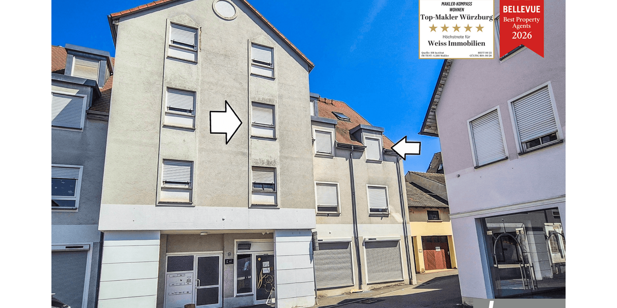 Etagenwohnung Bad Mergentheim - 2 Zimmer, 48 m&sup2;, 140.000&euro; | Angebot:27299761