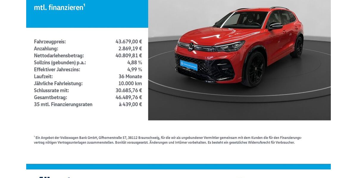 VW Tiguan 24.200 km 43.679 &euro; Mühlhausen/Thüringen 99974