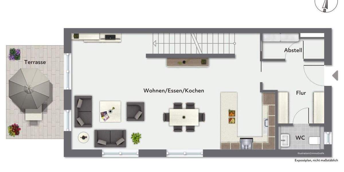 Reihenendhaus Erding - 4 Zimmer, 131 m&sup2;, 2.520&euro; | Angebot:24828289