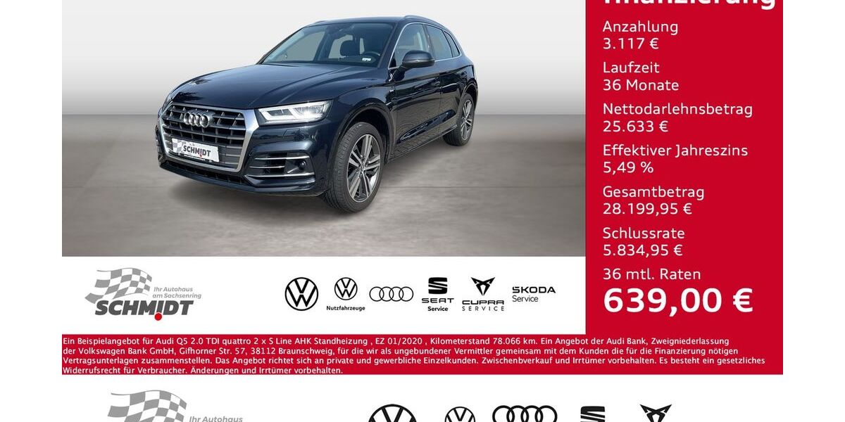 Audi Q5 78.066 km 27.975 &euro; Bernsdorf 09337