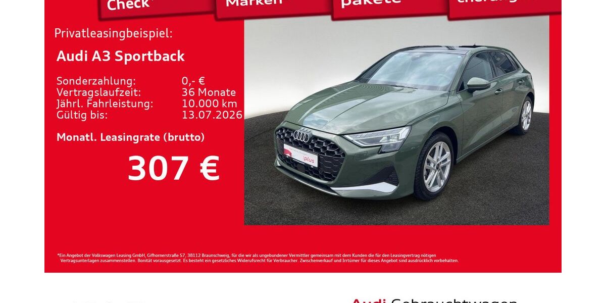 Audi A3 5.756 km 32.450 &euro; Hamburg 22529