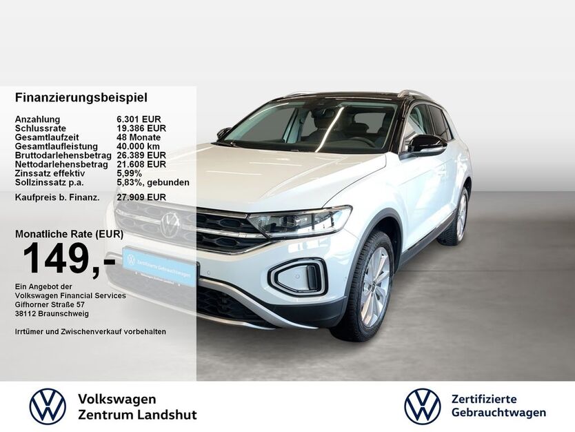 VW T-Roc 29.875 km 27.909 € Landshut 84030