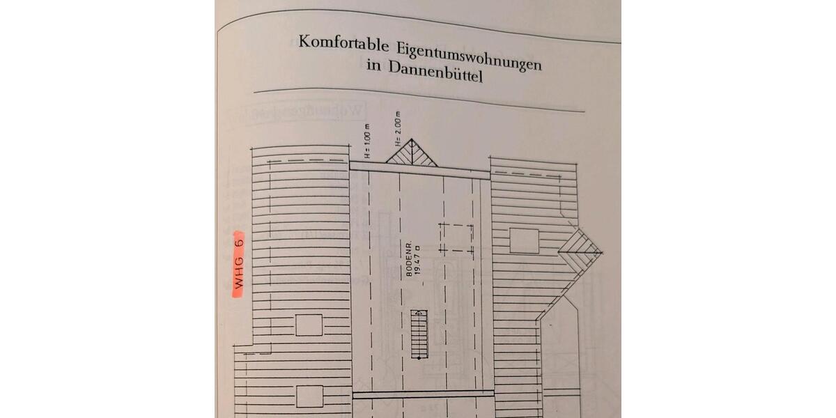 Dachgeschoßwohnung Sassenburg - 2 Zimmer, 77 m&sup2;, 690&euro; | Angebot:25515108