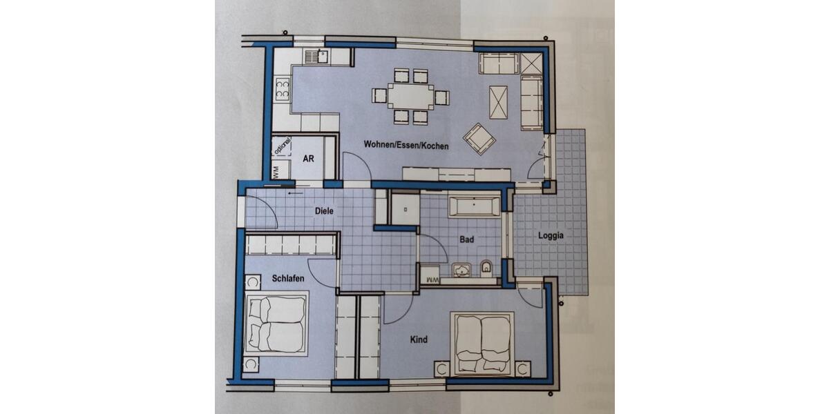 3 Zimmer-Wohnung 88 m² Hanau Groß-Auheim ab sofort zu vermieten 3 zimmer