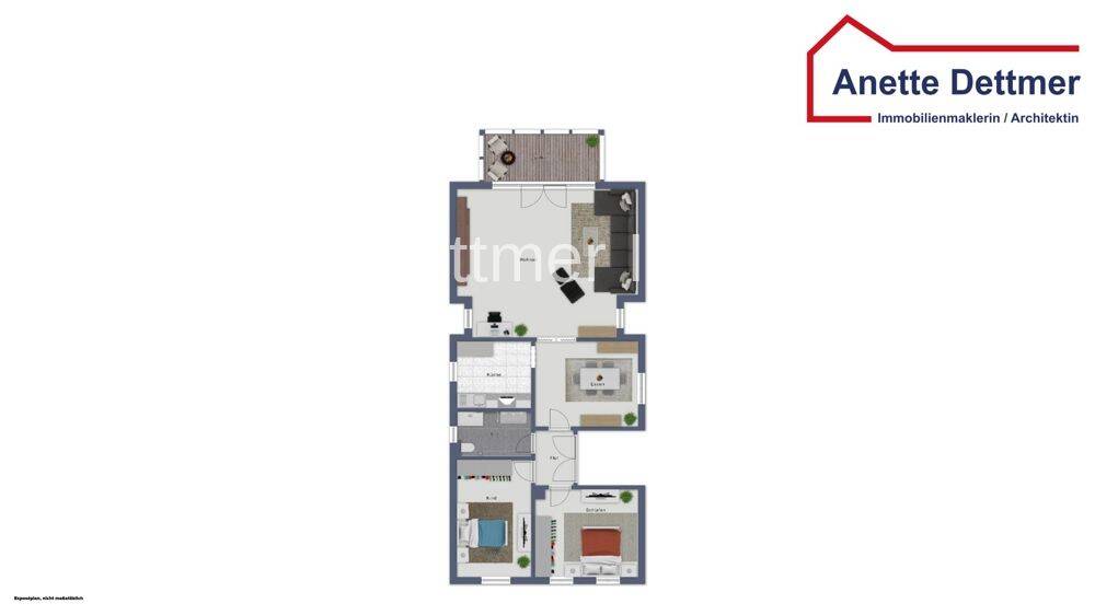 Etagenwohnung Alfeld (Leine) / Gerzen Gerzen - 4 Zimmer, 102 m&sup2;, 650&euro; | Angebot:26909078