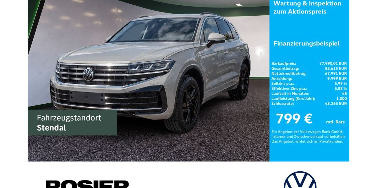 VW Touareg 9.995 km 77.990 &euro; Stendal 39576