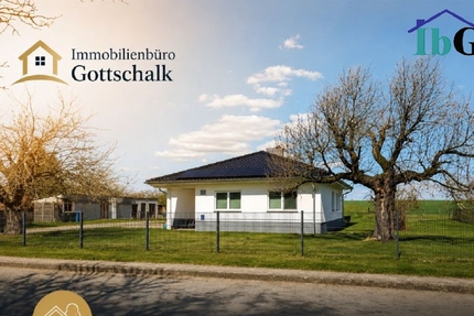 Ländliche Ruhe trifft moderneTechnik- Energiesparender Neubau-Bungalow - Haus Falkenberg | Angebot:26785333