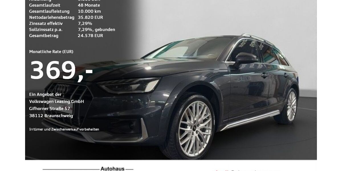 Audi A4 Allroad 71.677 km 32.970 &euro; Ravensburg 88214