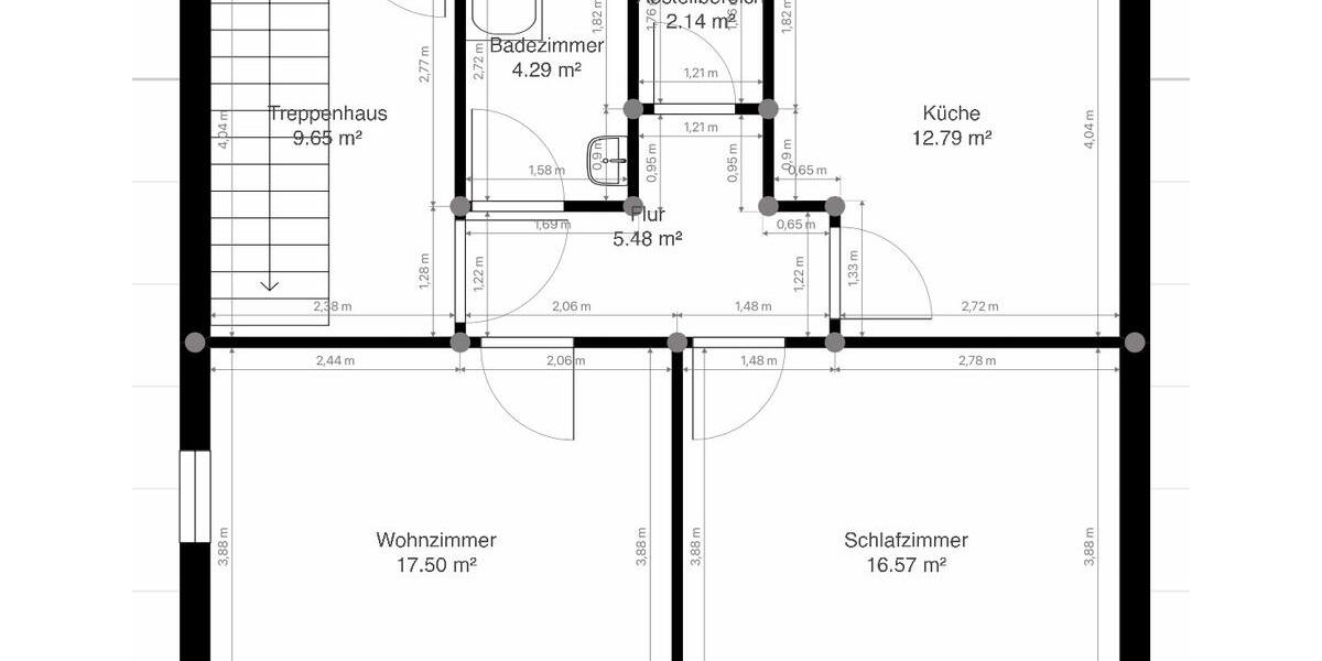 Frisch kernsanierte 2-Zimmer-Wohnung mit Terrasse in Ergoldsbach 2 zimmer