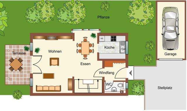 Doppelhaushälfte Rauenberg - 6 Zimmer, 154 m&sup2;, 1.450&euro; | Angebot:25725920