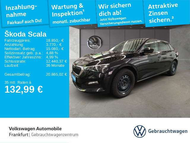 Skoda Scala 71.740 km 18.850 &euro; Frankfurt 60326
