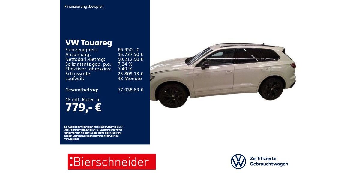 VW Touareg 2.157 km 66.950 &euro; Aalen 73431