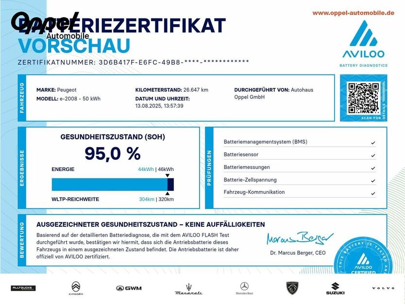 Peugeot 2008 26.646 km 18.990 € Ansbach 91522