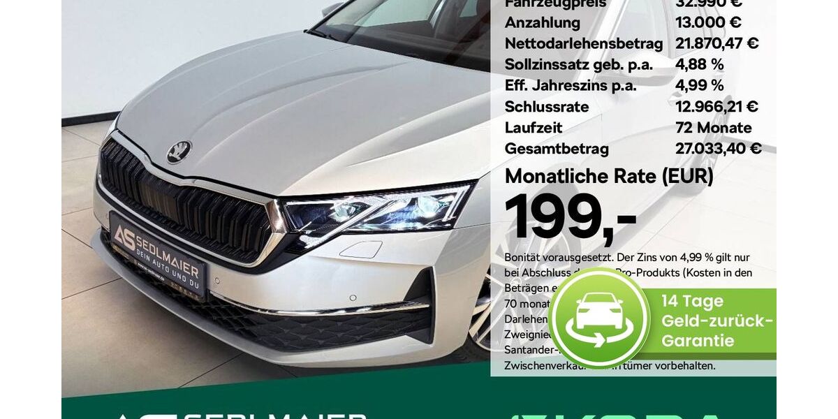 Skoda Octavia 12.407 km 32.990 &euro; Eching i. Ndb. 84174