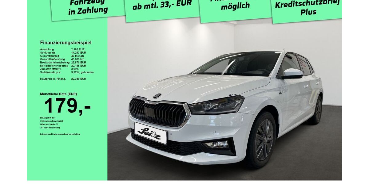 Skoda Fabia 20.100 km 21.890 &euro; Kempten 87439