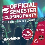 The Official Semester Closing Party