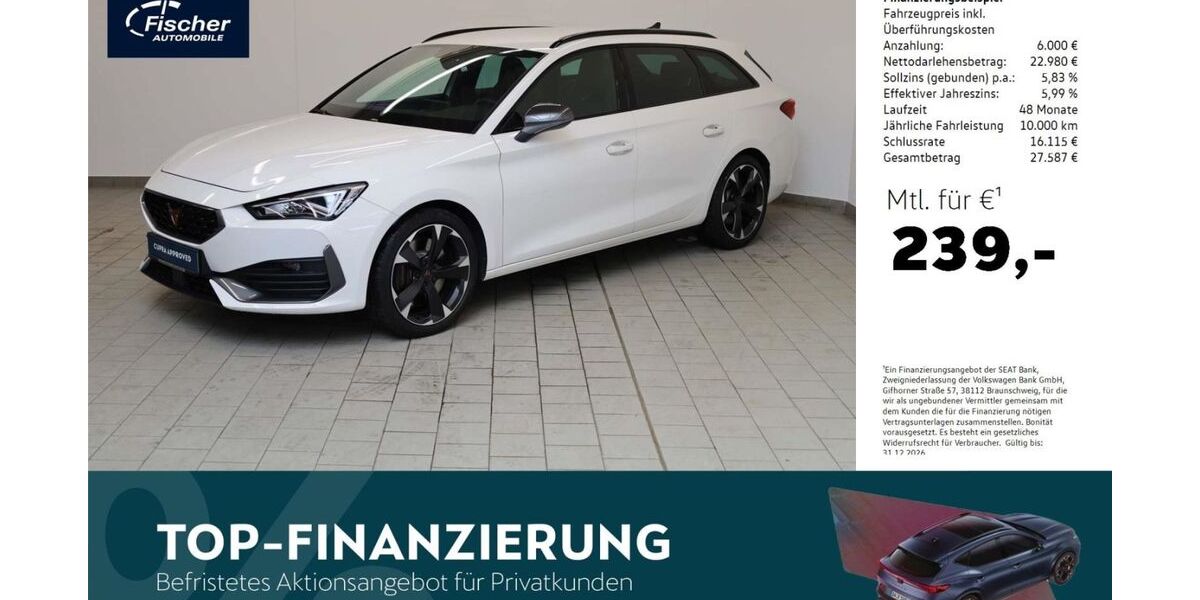 Cupra Leon 61.760 km 28.980 &euro; Amberg 92224
