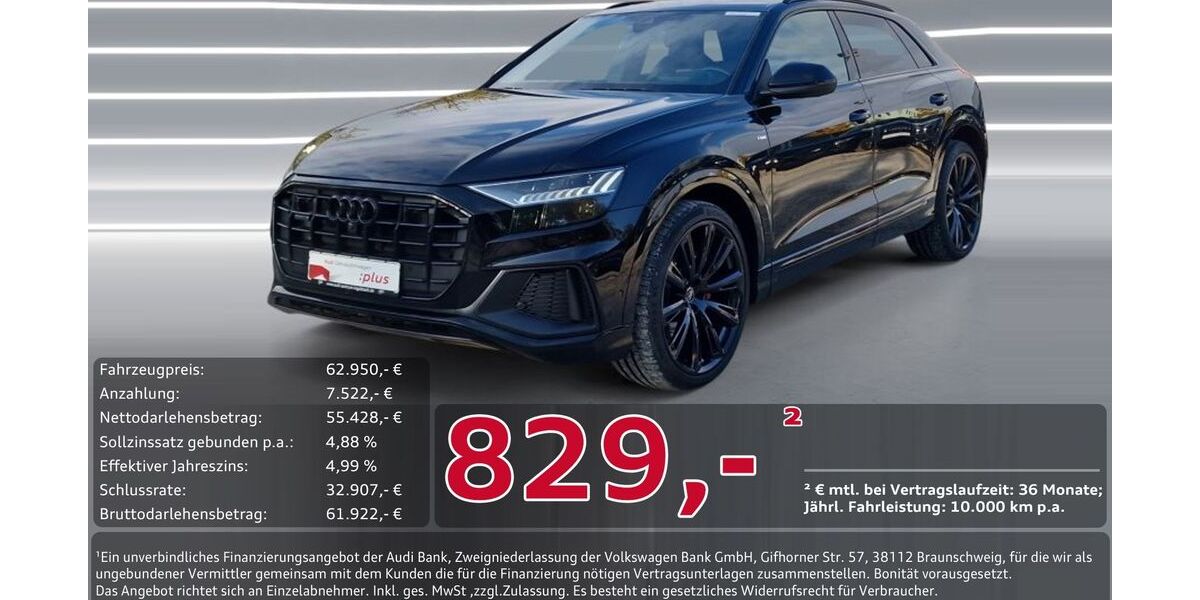 Audi Q8 88.101 km 61.890 &euro; Ingolstadt 85057