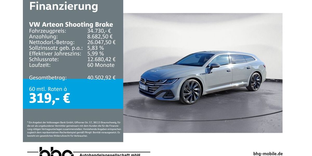 VW Arteon 41.245 km 34.730 &euro; Reutlingen 72770