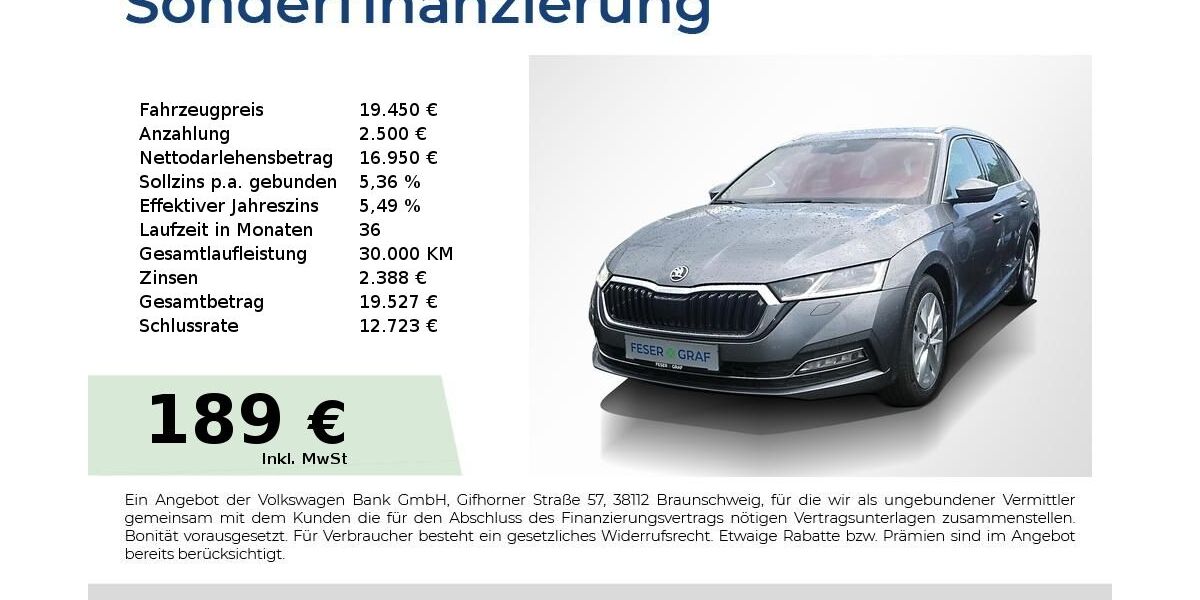 Skoda Octavia 106.550 km 19.450 &euro; Lauf an der Pegnitz 91207