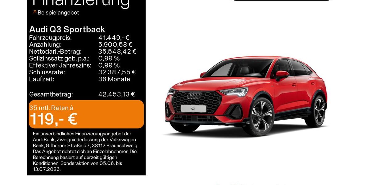 Audi Q3 3.100 km 41.449 &euro; Mühlheim 63165