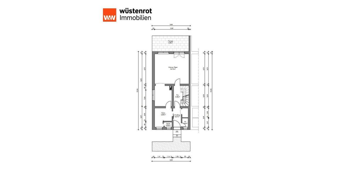 Reihenendhaus Pfaffenhofen Pfaffenhofen a d Ilm - 3 Zimmer, 97 m&sup2;, 539.000&euro; | Angebot:26891259