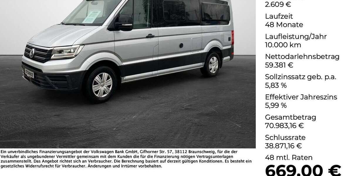 VW Crafter 33.460 km 61.990 &euro; Lotte 49504