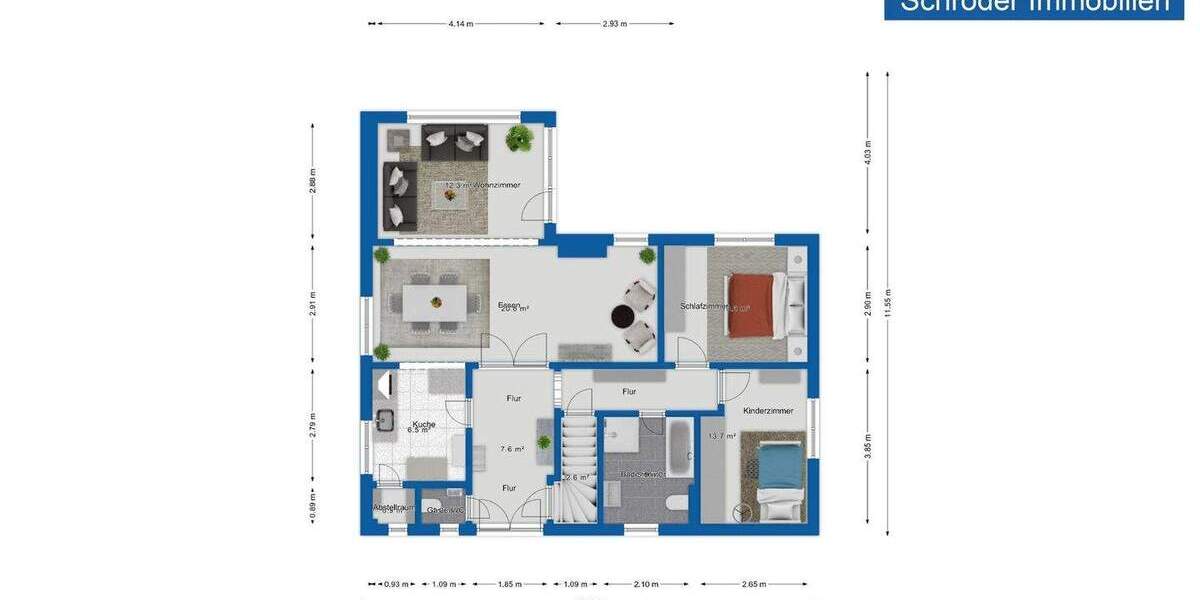 Einfamilienhaus Harsefeld - 5 Zimmer, 235 m&sup2;, 545.000&euro; | Angebot:25669037
