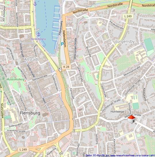 Wohnung zum Mieten in Flensburg 422,50 € 31 m²