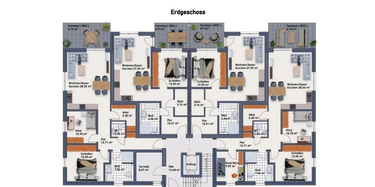 Minderheide 2 zimmer