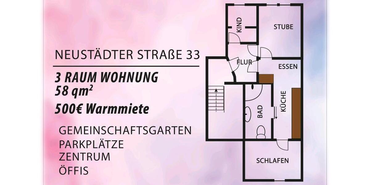 3 Raum Wohnung in Pößneck zimmer