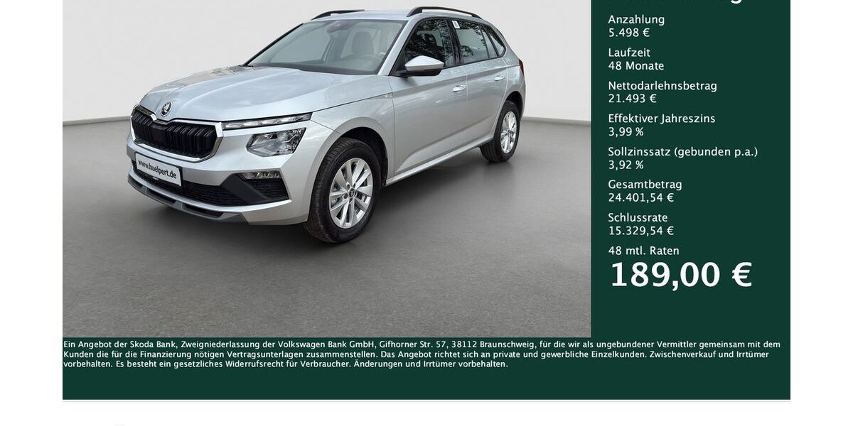 Skoda Kamiq 2.779 km 26.888 &euro; Dortmund 44269