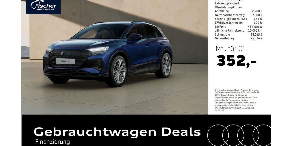 Audi Q4 e-tron 12.372 km 45.980 &euro; Neumarkt 92318