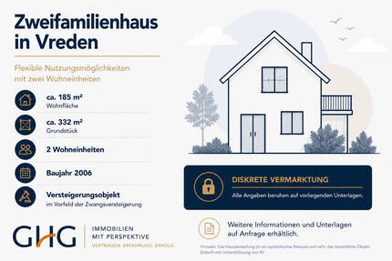 Haus Vreden - 8 Zimmer, 185 m&sup2;, 403.000&euro; | Angebot:26683789