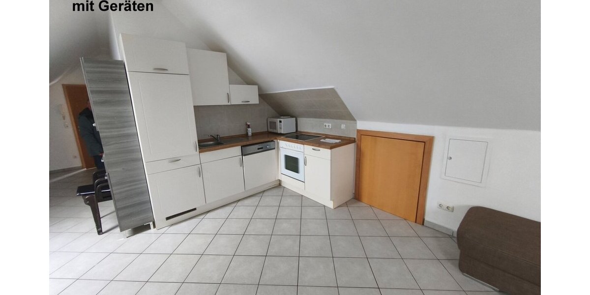Für Single oder Paar geeignet DG-Whg. mit Küchenzeile WFL ca. 70 m² Fußbodenheizung Kfz-Stellplatz - ab sofort! - Dachgeschoßwohnung Neunburg vorm Wald | Angebot:26550555