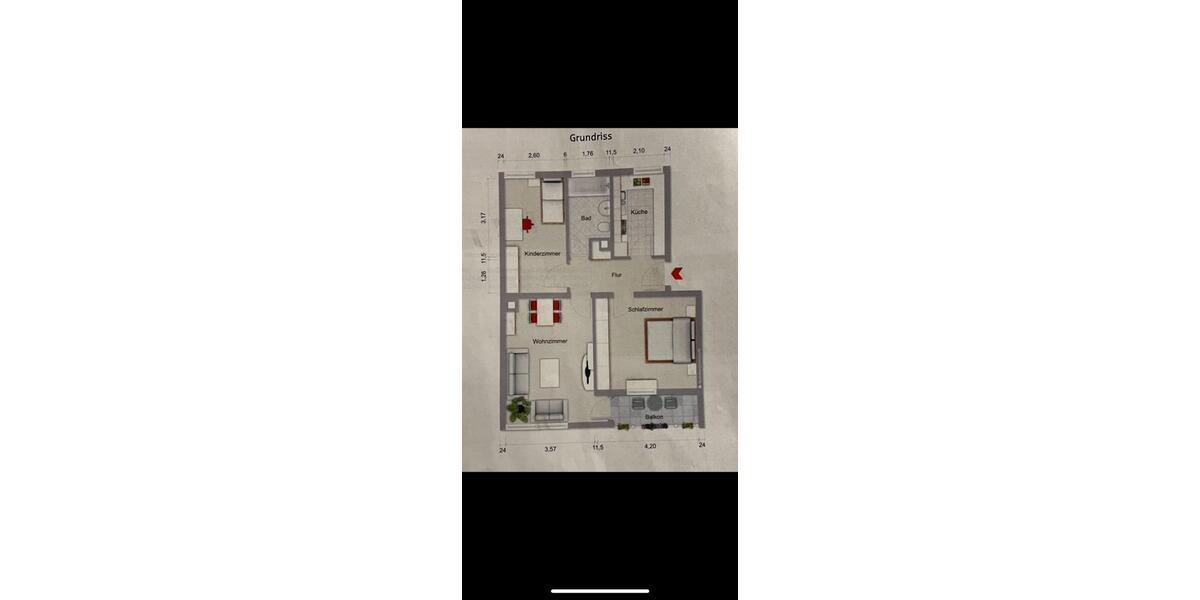 Etagenwohnung Ludwigshafen am Rhein Ludwigshafen-Oggersheim - 3 Zimmer, 65 m&sup2;, 199.000&euro; | Angebot:27409047