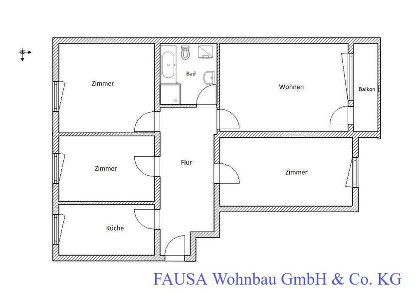Wohnung zum Mieten in Bonn 890 € 90 m² 4 zimmer