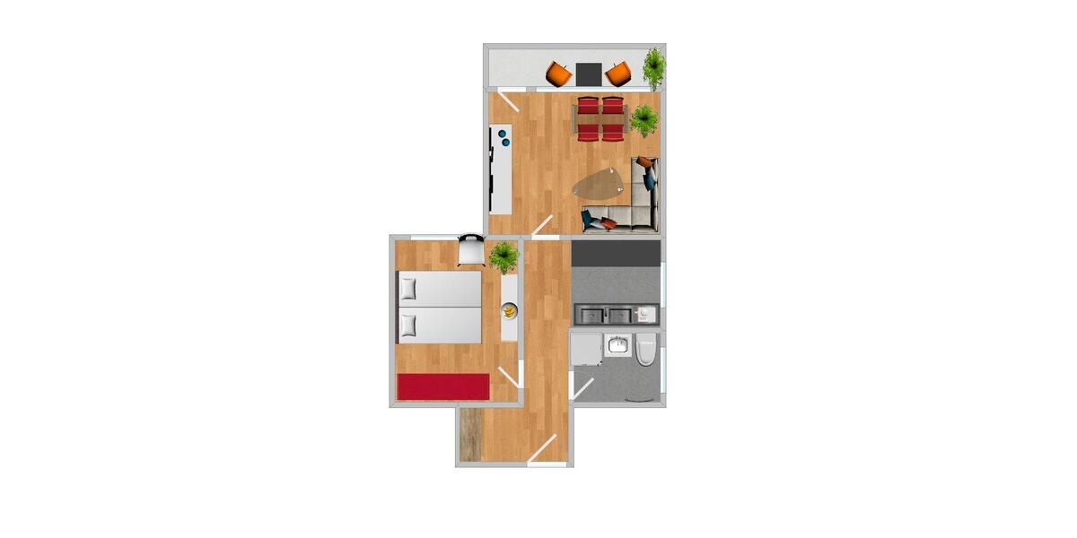 Etagenwohnung Wiesbaden Südost - 2 Zimmer, 72 m&sup2;, 345.000&euro; | Angebot:26805244