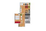 Etagenwohnung Wiesbaden Südost - 2 Zimmer, 72 m&sup2;, 345.000&euro; | Angebot:26805244