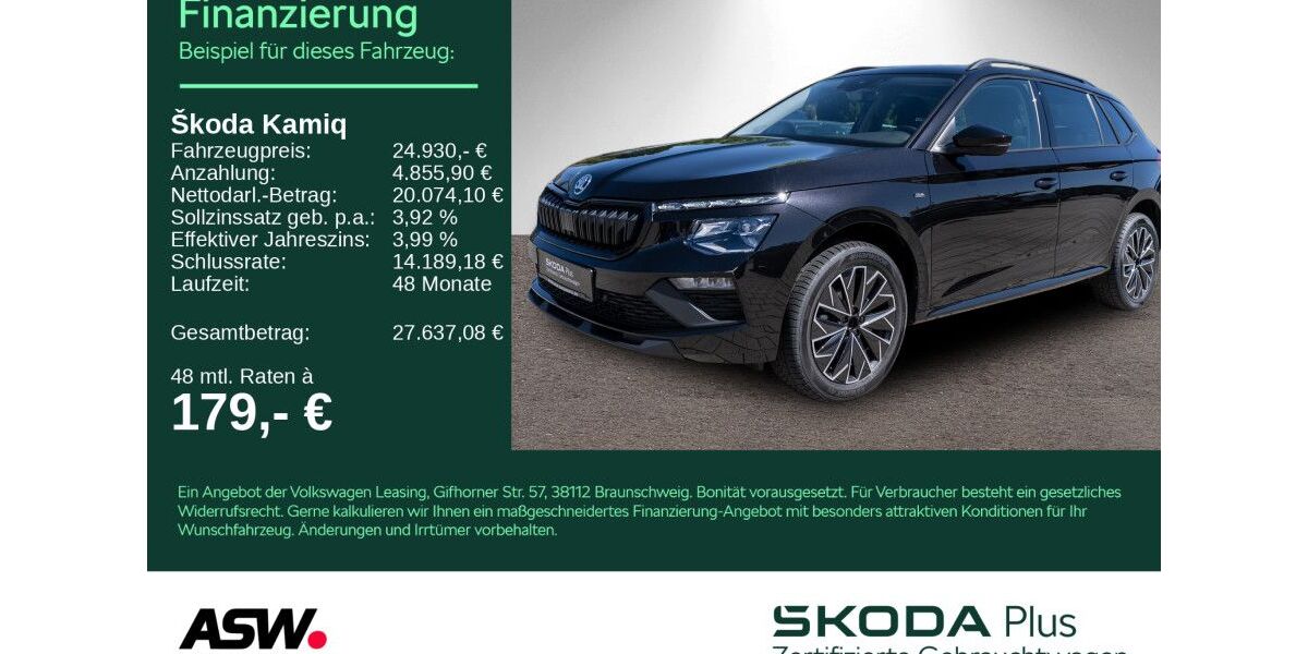 Skoda Kamiq 26.300 km 24.930 &euro; Bad Rappenau 74906