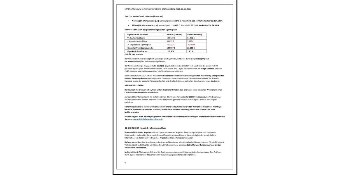 Etagenwohnung Kierspe - 2 Zimmer, 62 m&sup2;, 240.000&euro; | Angebot:25629902