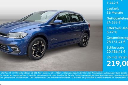 VW Polo 1.919 km 24.975 &euro; Bernsdorf 09337