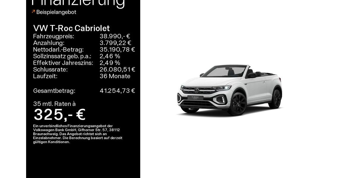 VW T-Roc 17.553 km 38.990 &euro; Haßfurt 97437