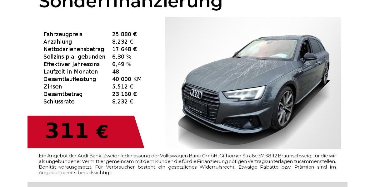 Audi A4 106.850 km 25.880 &euro; Nürnberg 90411