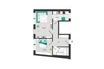 Etagenwohnung Frohburg - 2 Zimmer, 56 m&sup2;, 492&euro; | Angebot:26423244