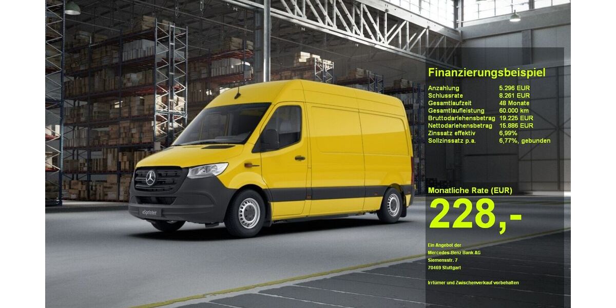 Mercedes-Benz eSprinter 49.325 km 21.896 &euro; Hamburg 21079