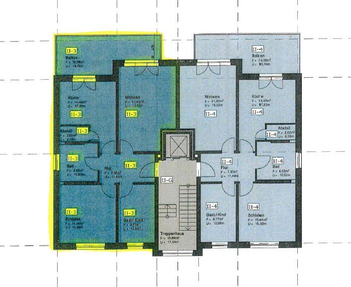 Etagenwohnung Wernigerode - 3 Zimmer, 85 m&sup2;, 1.055&euro; | Angebot:26348365